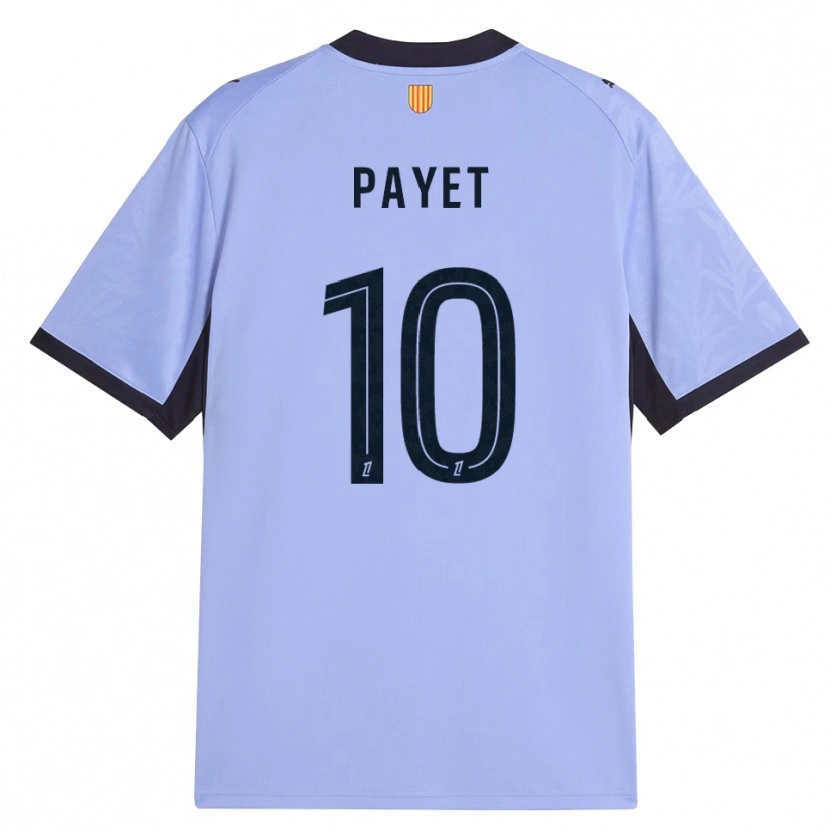 Danxen Bambino Maglia Dimitri Payet #10 Lavanda Nero Kit Gara Third 2026/27 Maglietta