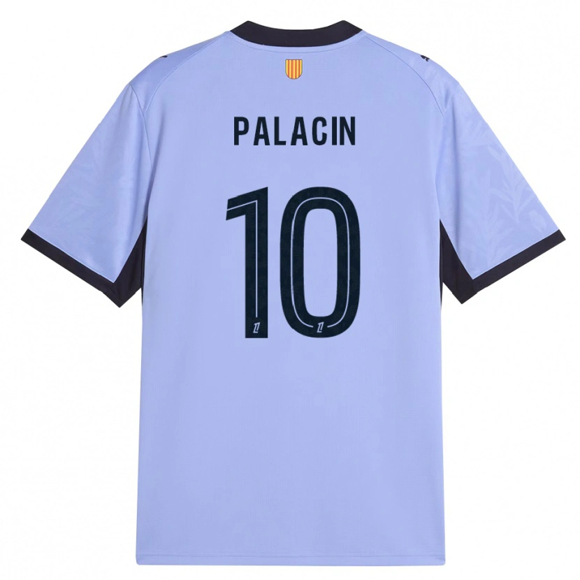Danxen Bambino Maglia Sara Palacin #10 Lavanda Nero Kit Gara Third 2026/27 Maglietta