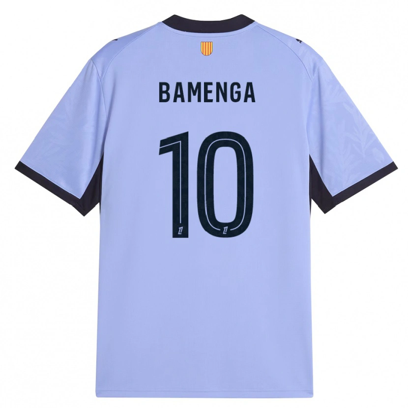 Danxen Bambino Maglia Naomie Bamenga #10 Lavanda Nero Kit Gara Third 2026/27 Maglietta