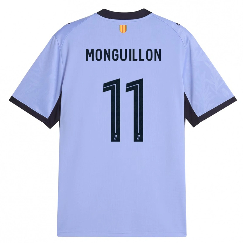 Danxen Bambino Maglia Coralie Monguillon #11 Lavanda Nero Kit Gara Third 2026/27 Maglietta