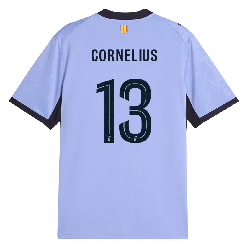 Danxen Bambino Maglia Derek Cornelius #13 Lavanda Nero Kit Gara Third 2026/27 Maglietta