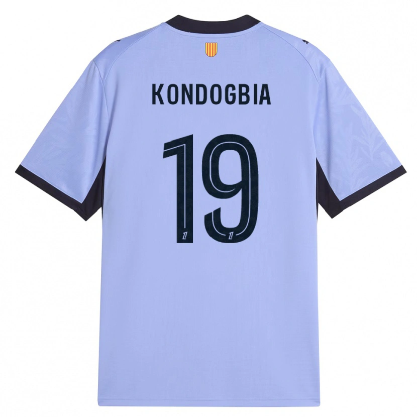 Danxen Bambino Maglia Geoffrey Kondogbia #19 Lavanda Nero Kit Gara Third 2026/27 Maglietta