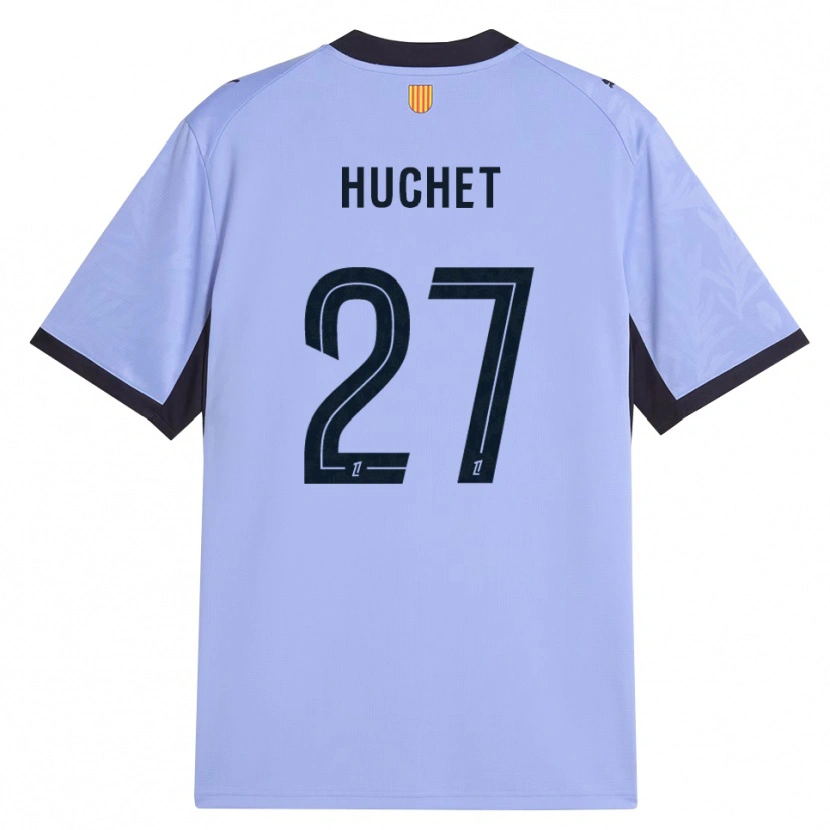 Danxen Bambino Maglia Sarah Huchet #27 Lavanda Nero Kit Gara Third 2026/27 Maglietta