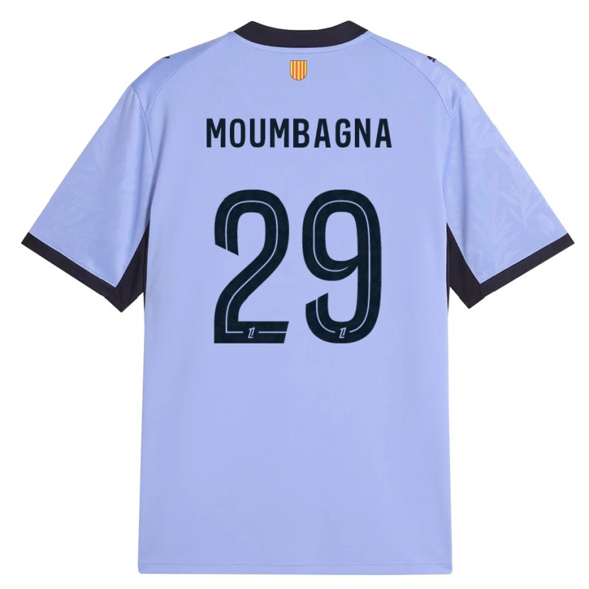 Danxen Bambino Maglia Faris Moumbagna #29 Lavanda Nero Kit Gara Third 2026/27 Maglietta