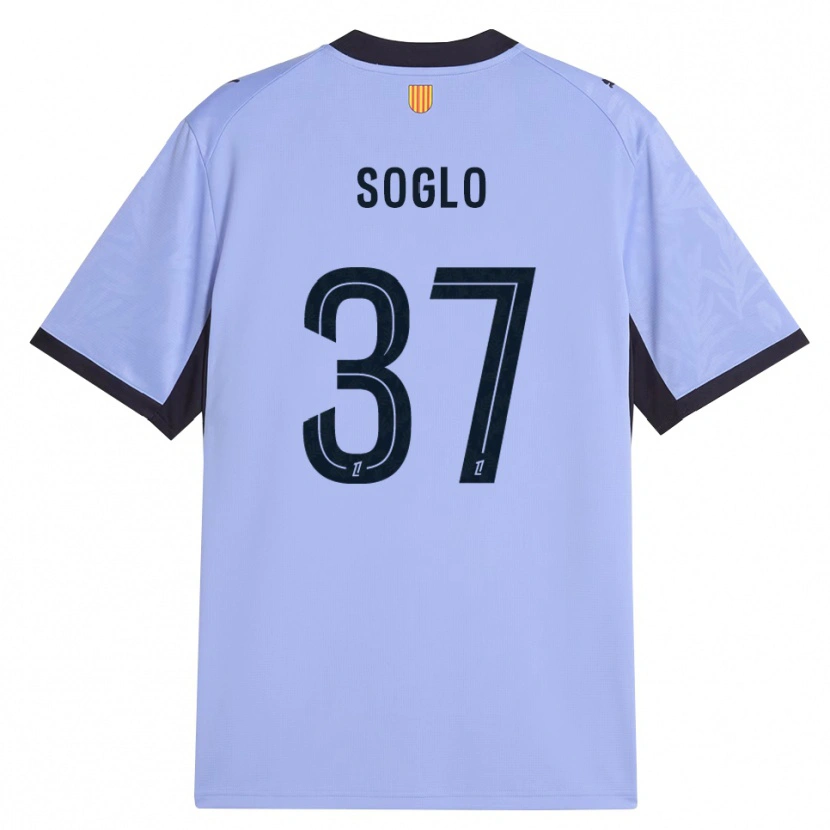 Danxen Bambino Maglia Emran Soglo #37 Lavanda Nero Kit Gara Third 2026/27 Maglietta