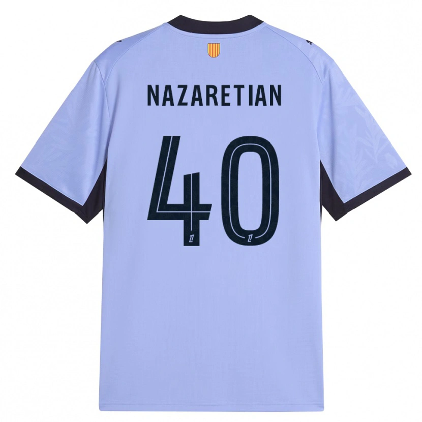 Danxen Bambino Maglia Manuel Nazaretian #40 Lavanda Nero Kit Gara Third 2026/27 Maglietta