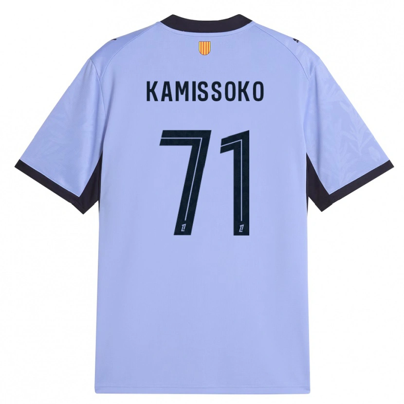 Danxen Bambino Maglia Nouhoum Kamissoko #71 Lavanda Nero Kit Gara Third 2026/27 Maglietta