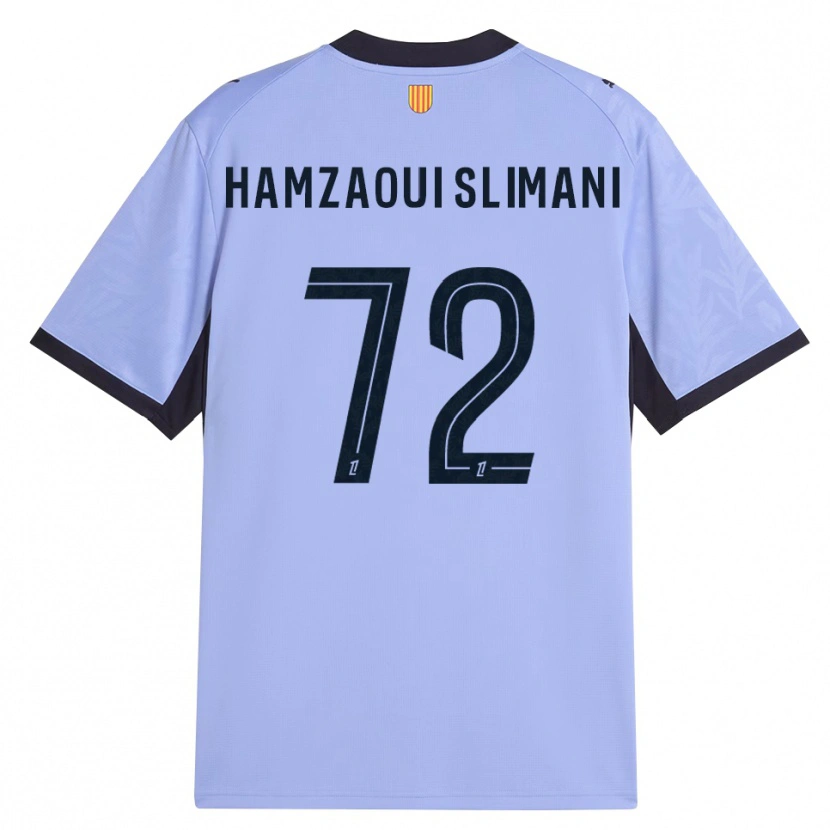 Danxen Bambino Maglia Hilan Hamzaoui Slimani #72 Lavanda Nero Kit Gara Third 2026/27 Maglietta