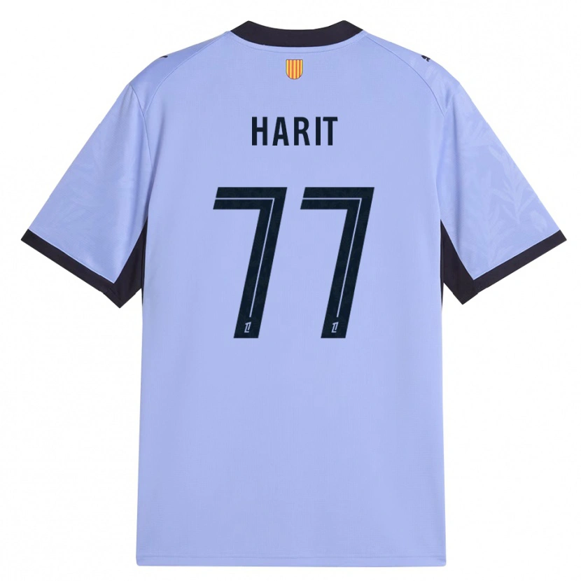 Danxen Bambino Maglia Amine Harit #77 Lavanda Nero Kit Gara Third 2026/27 Maglietta