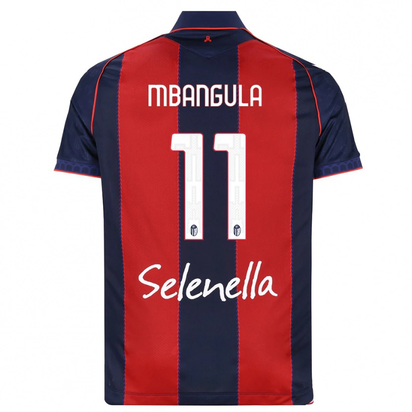 Danxen Bambino Maglia Samuel Mbangula #11 Blu Reale Rosso Bianco Kit Gara Home 2026/27 Maglietta