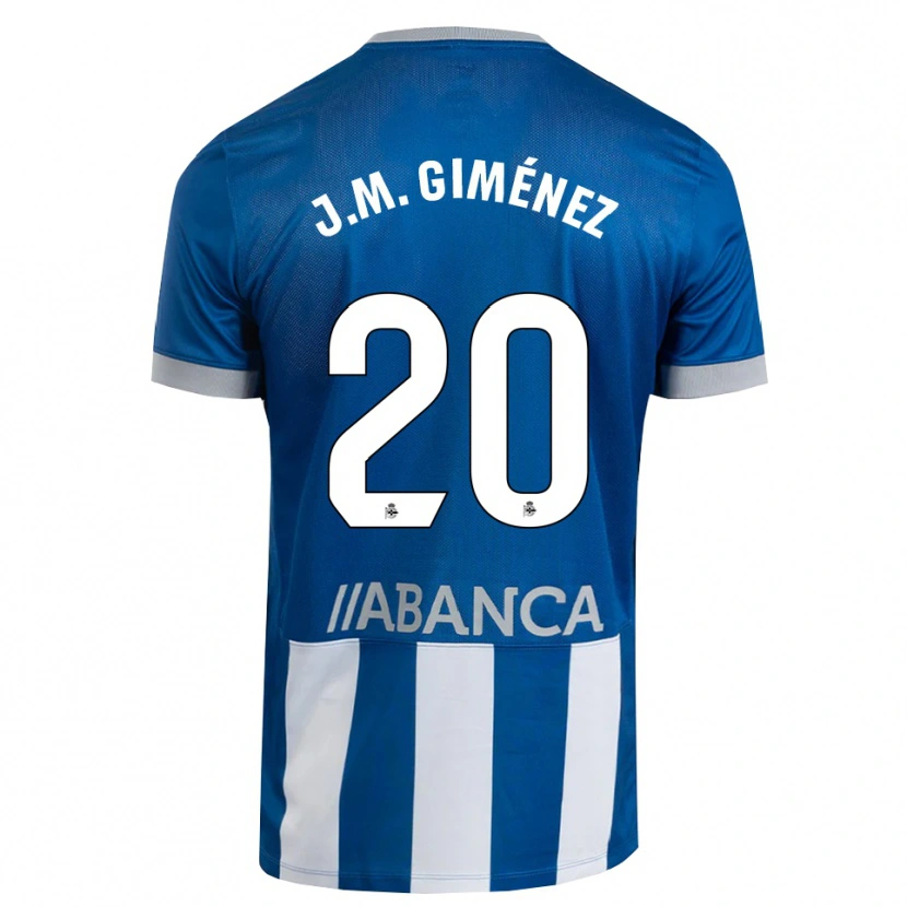 Danxen Uomo Maglia José María Giménez #20 Blu Grigio Bianco Kit Gara Home 2026/27 Maglietta