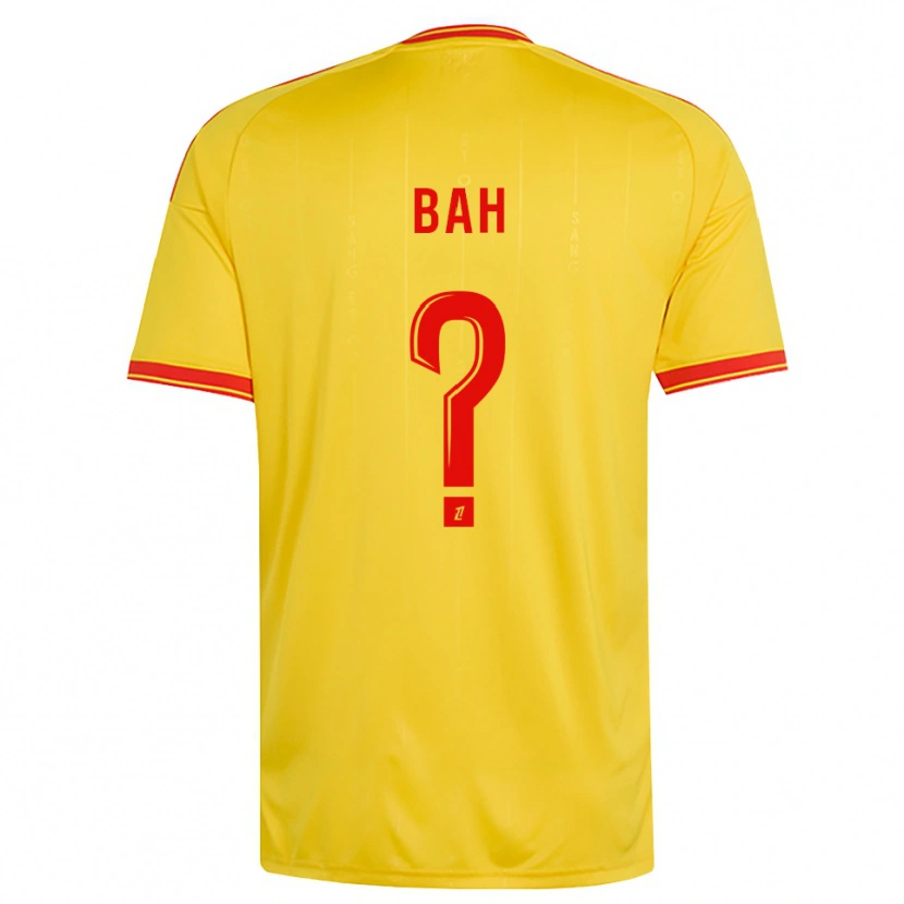 Danxen Uomo Maglia Souleymane Bah #0 Oro Arancio Rosso Kit Gara Home 2026/27 Maglietta