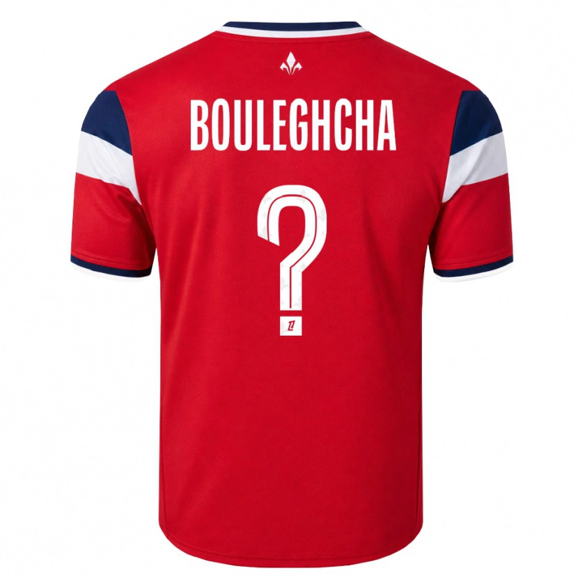 Danxen Uomo Maglia Ismail Bouleghcha #0 Rosso Bianco Blu Reale Kit Gara Home 2026/27 Maglietta
