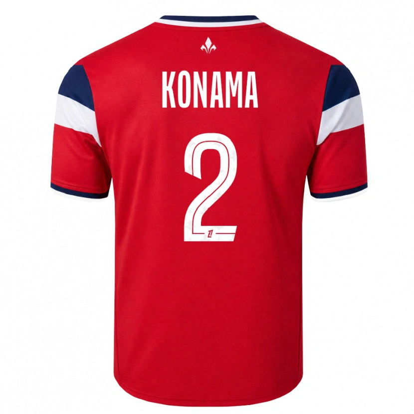 Danxen Uomo Maglia Owen Konama #2 Rosso Bianco Blu Reale Kit Gara Home 2026/27 Maglietta