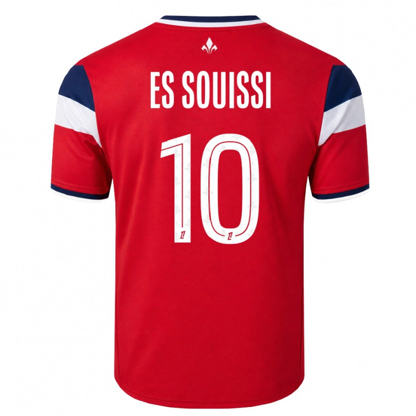 Danxen Uomo Maglia Yllian Es Souissi #10 Rosso Bianco Blu Reale Kit Gara Home 2026/27 Maglietta