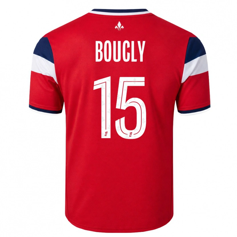 Danxen Uomo Maglia Maite Boucly #15 Rosso Bianco Blu Reale Kit Gara Home 2026/27 Maglietta