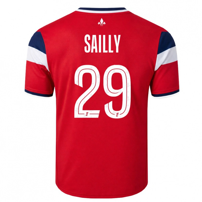 Danxen Uomo Maglia Charlotte Sailly #29 Rosso Bianco Blu Reale Kit Gara Home 2026/27 Maglietta