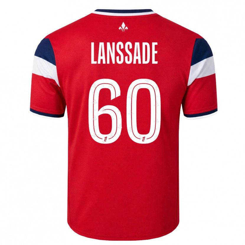 Danxen Uomo Maglia Zadig Lanssade #60 Rosso Bianco Blu Reale Kit Gara Home 2026/27 Maglietta