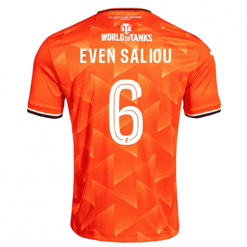 Danxen Uomo Maglia Emy Even Saliou #6 Arancio Bianco Nero Kit Gara Home 2026/27 Maglietta