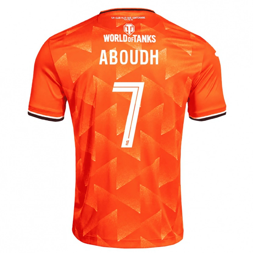 Danxen Uomo Maglia Jules Aboudh #7 Arancio Bianco Nero Kit Gara Home 2026/27 Maglietta
