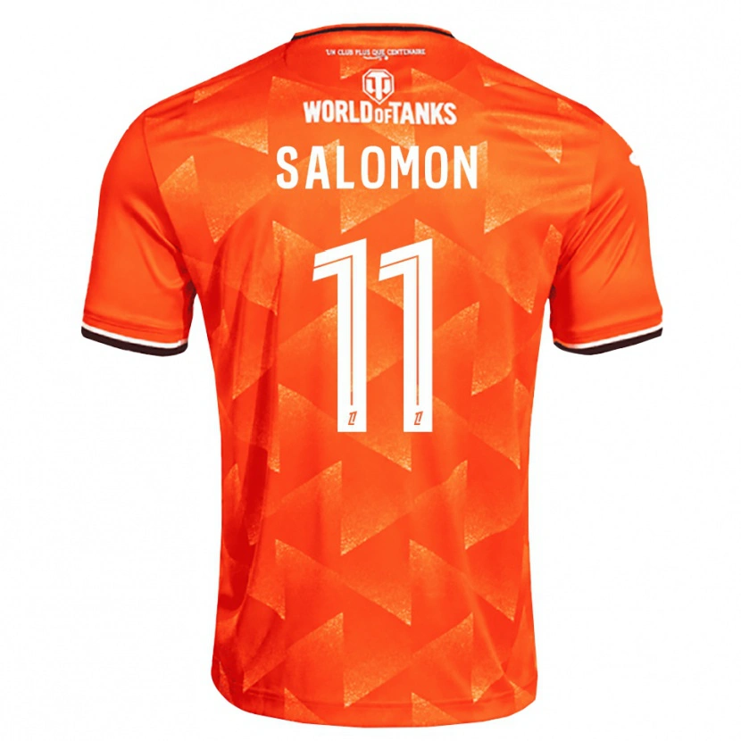 Danxen Uomo Maglia Enzo Salomon #11 Arancio Bianco Nero Kit Gara Home 2026/27 Maglietta