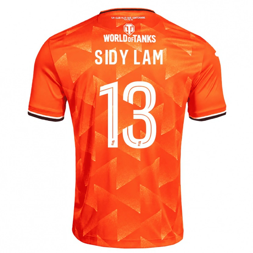 Danxen Uomo Maglia Tapsirou Sidy Lam #13 Arancio Bianco Nero Kit Gara Home 2026/27 Maglietta