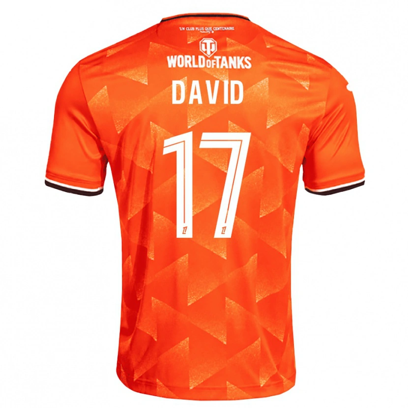 Danxen Uomo Maglia Dune David #17 Arancio Bianco Nero Kit Gara Home 2026/27 Maglietta