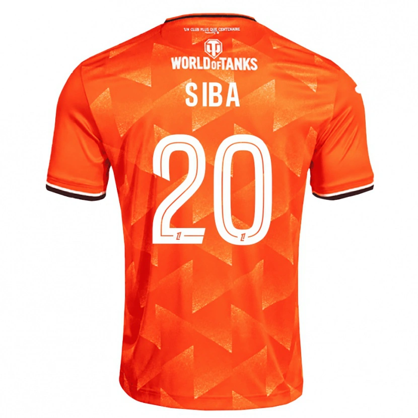 Danxen Uomo Maglia Stevan Siba #20 Arancio Bianco Nero Kit Gara Home 2026/27 Maglietta