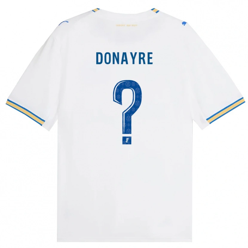 Danxen Uomo Maglia Janvier Donayre #0 Blu Schiarente Bianco Kit Gara Home 2026/27 Maglietta
