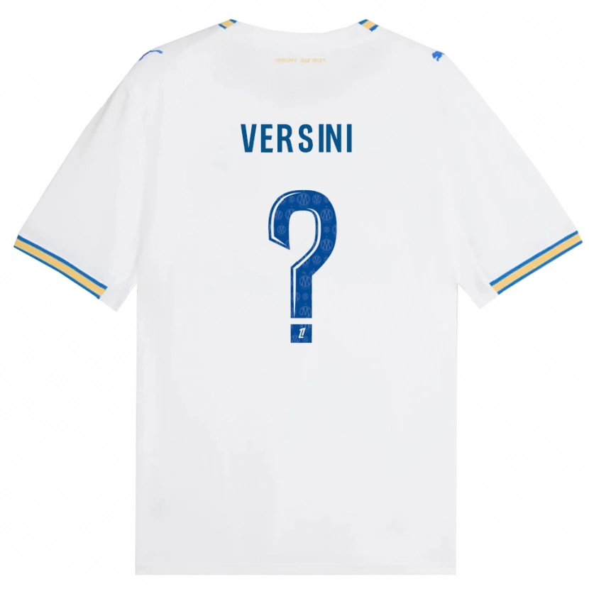 Danxen Uomo Maglia Santiago Versini #0 Blu Schiarente Bianco Kit Gara Home 2026/27 Maglietta