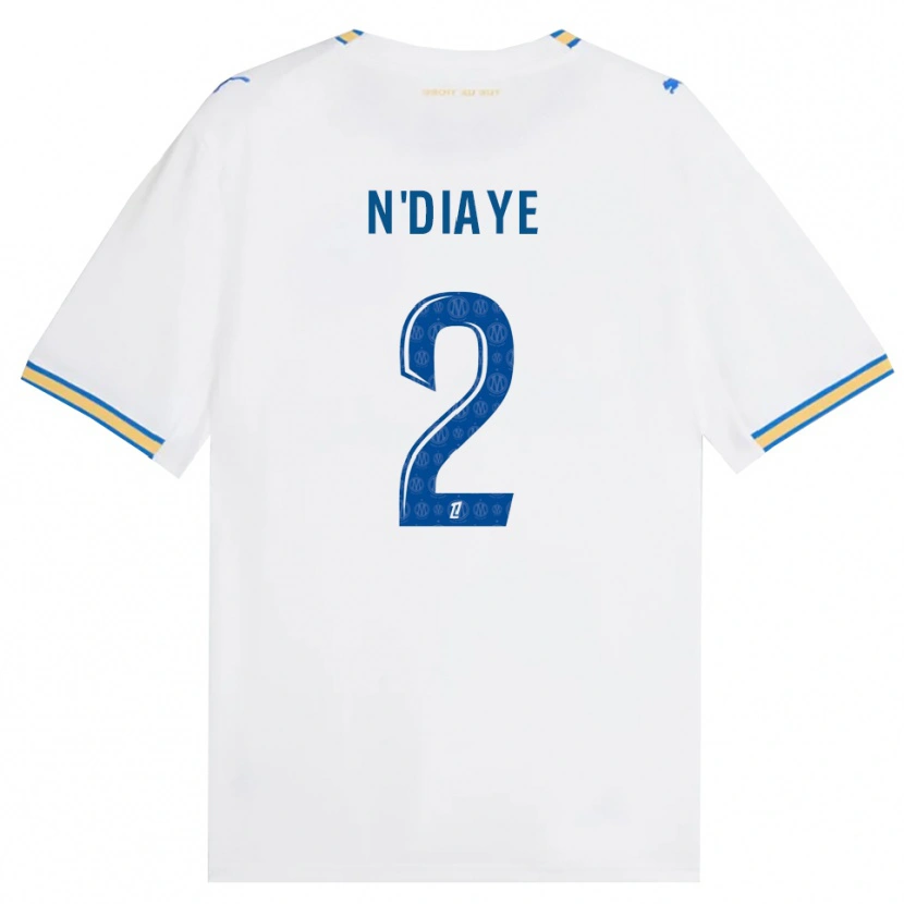 Danxen Uomo Maglia Osmane N'diaye #2 Blu Schiarente Bianco Kit Gara Home 2026/27 Maglietta