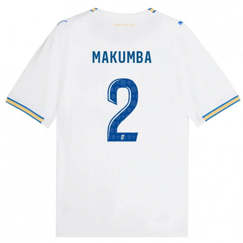 Danxen Uomo Maglia Enzo Makumba #2 Blu Schiarente Bianco Kit Gara Home 2026/27 Maglietta