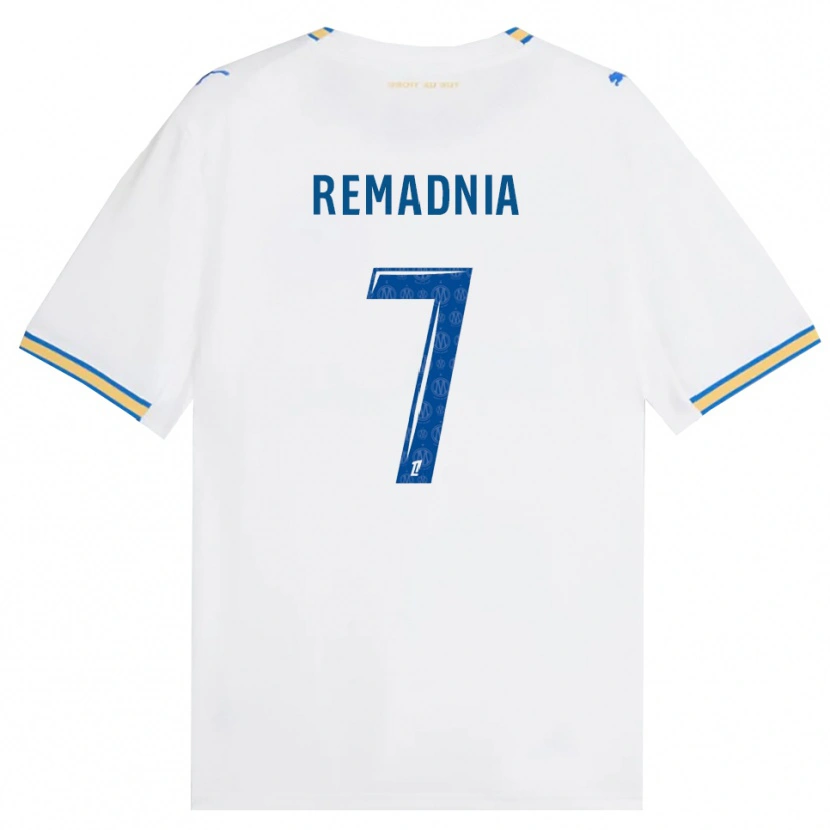 Danxen Uomo Maglia Saïd Remadnia #7 Blu Schiarente Bianco Kit Gara Home 2026/27 Maglietta