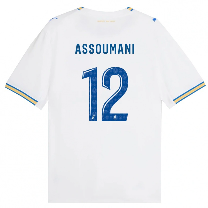 Danxen Uomo Maglia Saïfi Assoumani #12 Blu Schiarente Bianco Kit Gara Home 2026/27 Maglietta