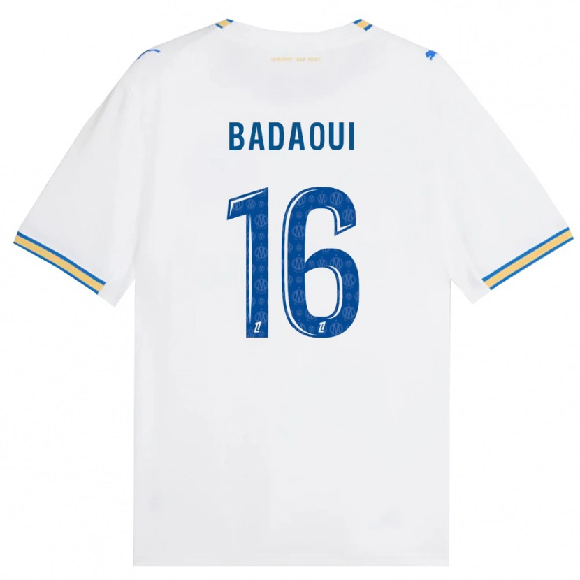 Danxen Uomo Maglia Yassine Badaoui #16 Blu Schiarente Bianco Kit Gara Home 2026/27 Maglietta