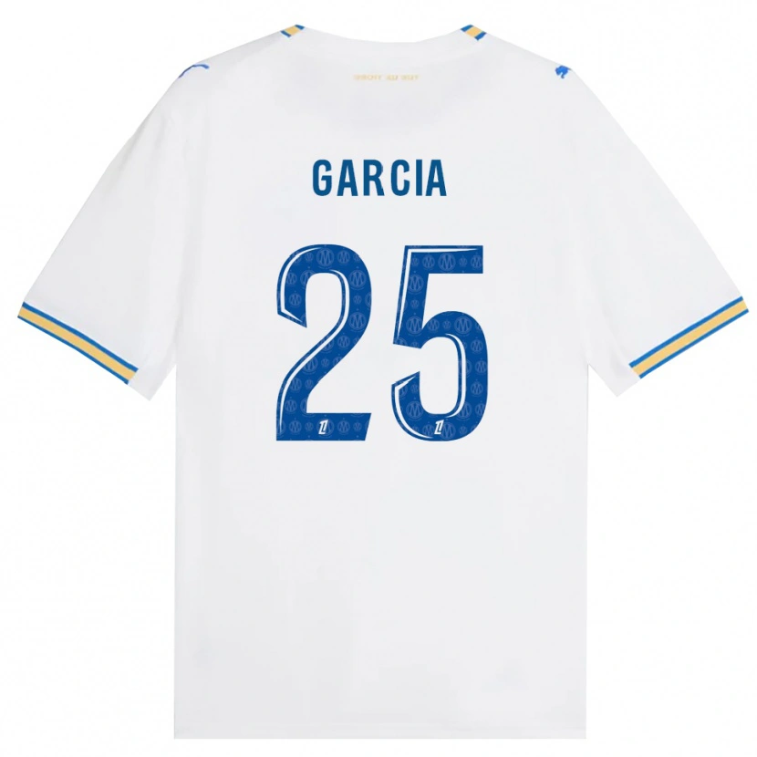 Danxen Uomo Maglia Ulisses Garcia #25 Blu Schiarente Bianco Kit Gara Home 2026/27 Maglietta