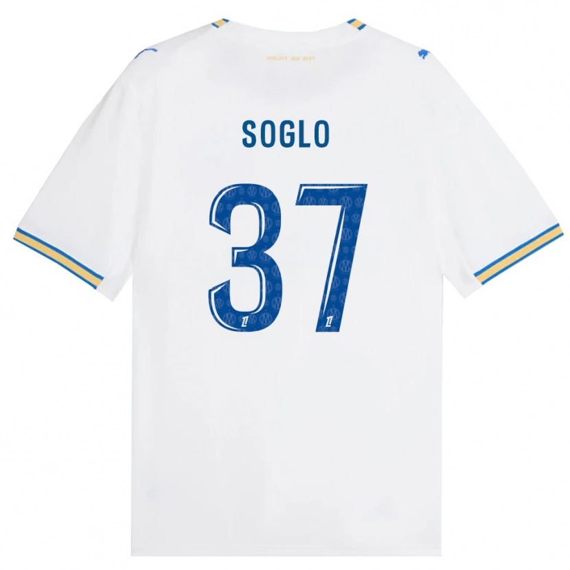 Danxen Uomo Maglia Emran Soglo #37 Blu Schiarente Bianco Kit Gara Home 2026/27 Maglietta