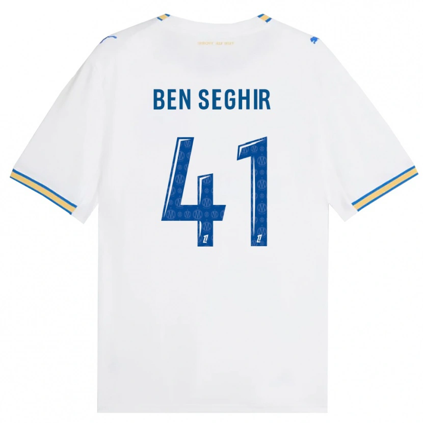 Danxen Uomo Maglia Salim Ben Seghir #41 Blu Schiarente Bianco Kit Gara Home 2026/27 Maglietta