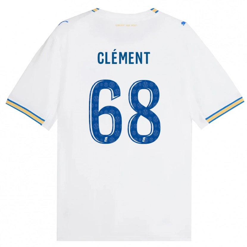 Danxen Uomo Maglia Mathis Clément #68 Blu Schiarente Bianco Kit Gara Home 2026/27 Maglietta
