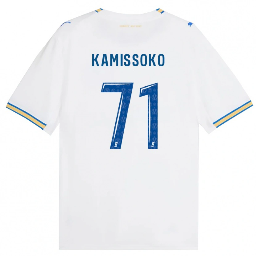 Danxen Uomo Maglia Nouhoum Kamissoko #71 Blu Schiarente Bianco Kit Gara Home 2026/27 Maglietta