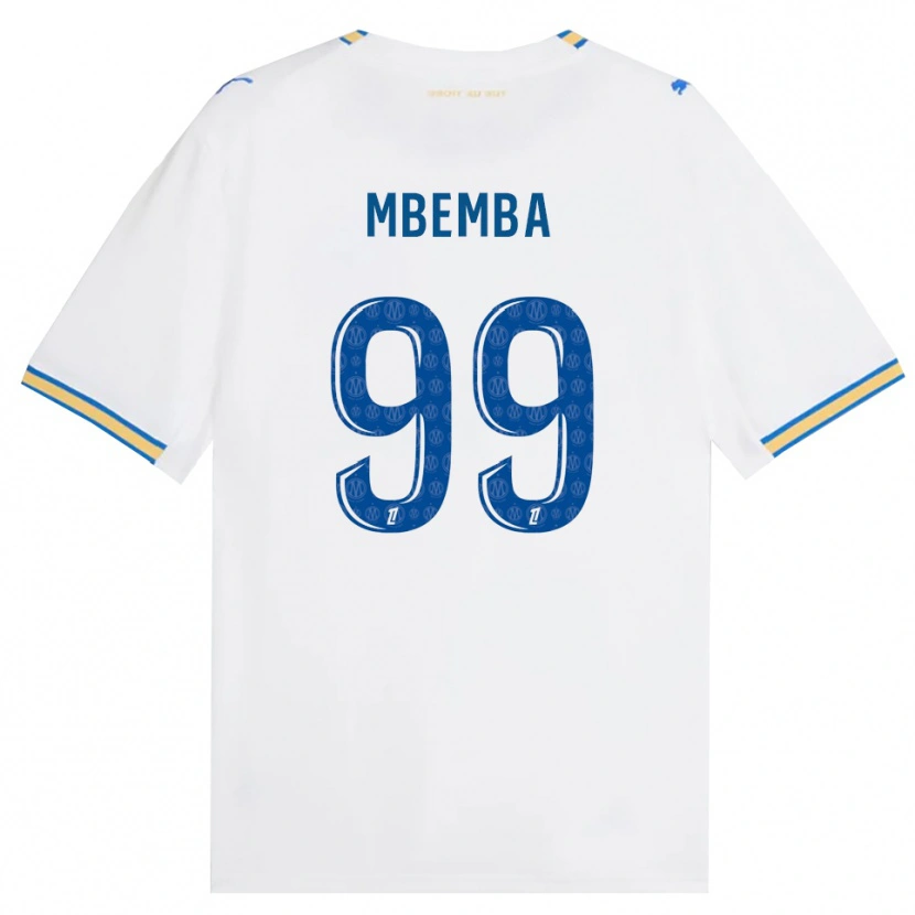 Danxen Uomo Maglia Chancel Mbemba #99 Blu Schiarente Bianco Kit Gara Home 2026/27 Maglietta