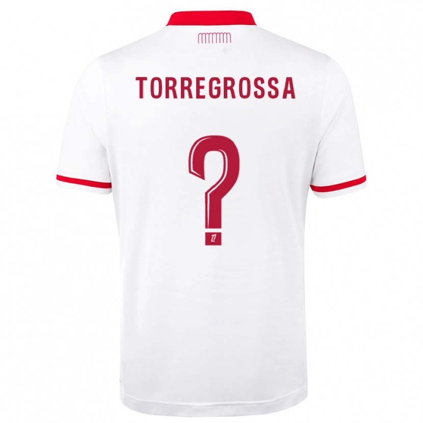 Danxen Uomo Maglia Hugo Torregrossa #0 Rosso Bianco Kit Gara Home 2026/27 Maglietta
