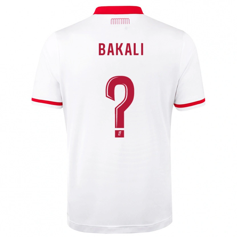 Danxen Uomo Maglia Jonathan Bakali #0 Rosso Bianco Kit Gara Home 2026/27 Maglietta