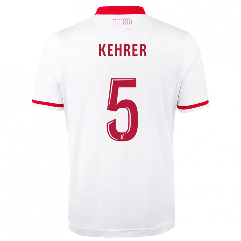 Danxen Uomo Maglia Thilo Kehrer #5 Rosso Bianco Kit Gara Home 2026/27 Maglietta