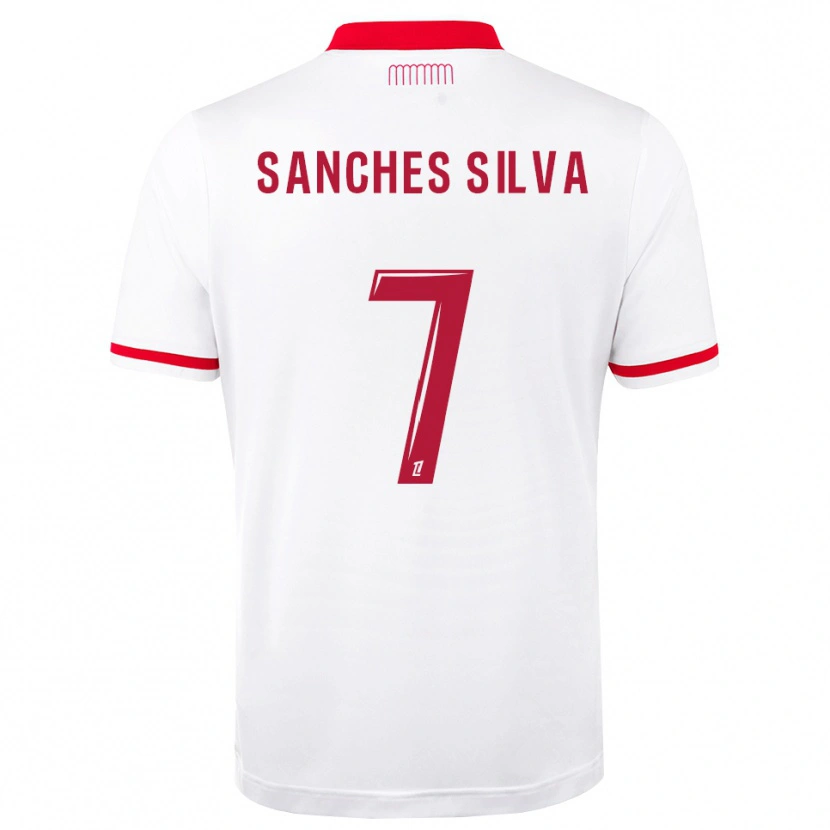 Danxen Uomo Maglia Jordy Sanches Silva #7 Rosso Bianco Kit Gara Home 2026/27 Maglietta