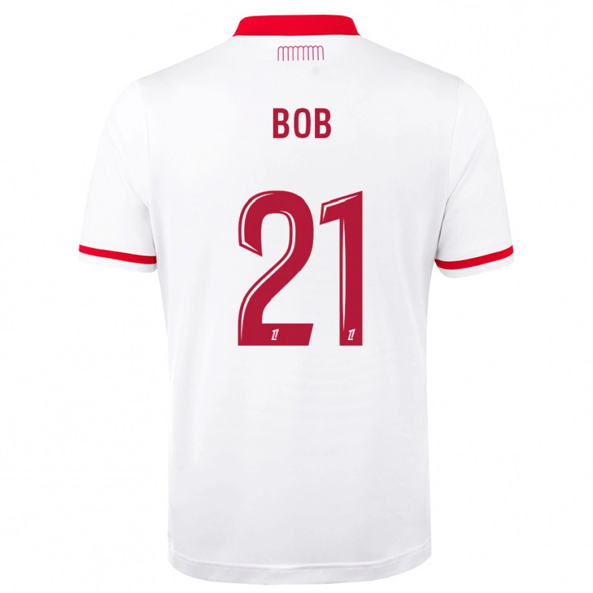 Danxen Uomo Maglia Mohamed Bob #21 Rosso Bianco Kit Gara Home 2026/27 Maglietta