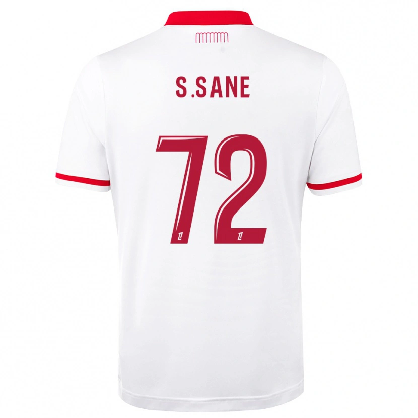 Danxen Uomo Maglia Sadibou Sané #72 Rosso Bianco Kit Gara Home 2026/27 Maglietta