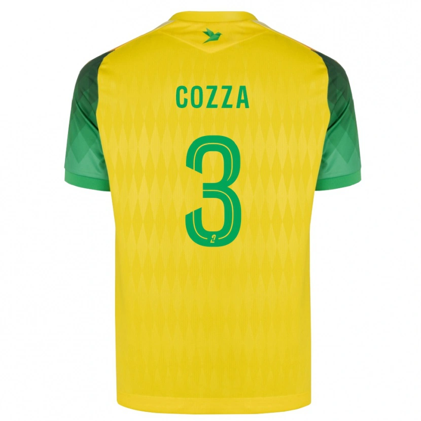 Danxen Uomo Maglia Nicolas Cozza #3 Giallo Verde Rosso Kit Gara Home 2026/27 Maglietta