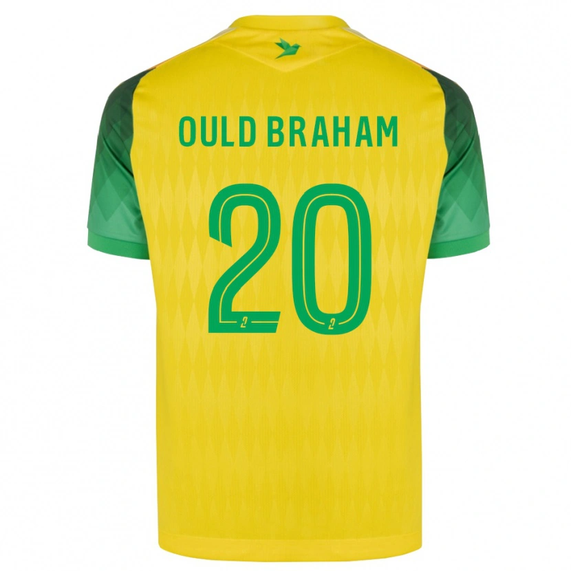Danxen Uomo Maglia Amira Ould Braham #20 Giallo Verde Rosso Kit Gara Home 2026/27 Maglietta