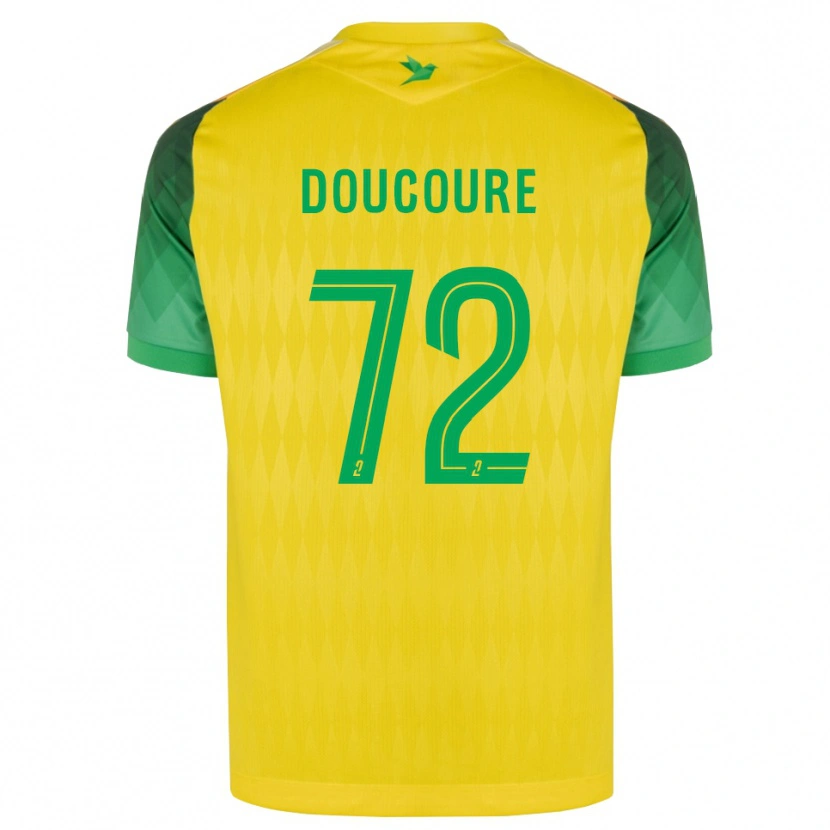Danxen Uomo Maglia Sékou Doucouré #72 Giallo Verde Rosso Kit Gara Home 2026/27 Maglietta